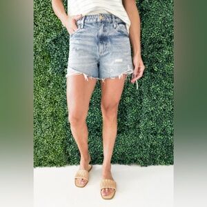 KUT from the Kloth Taylor High Rise Cut-Off shorts in size 0